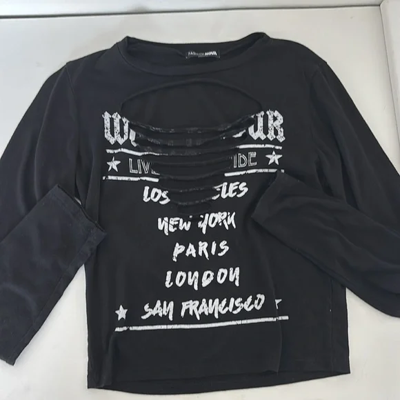 Edgy Streetwear BUNDLE (4) Bustier Shorts Tee Button Down Y2k Coquette Festival - Picture 13 of 16